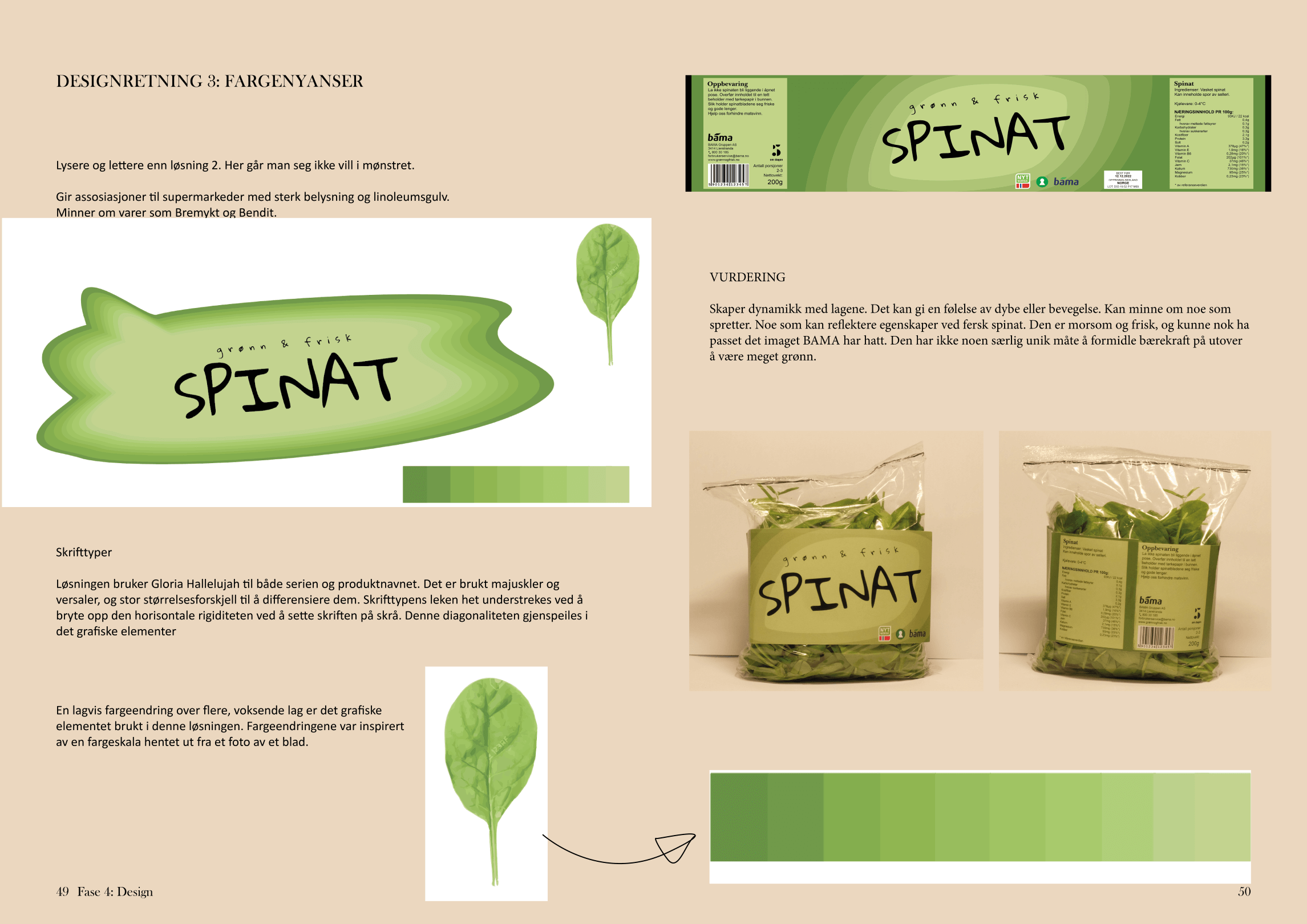 spinatrapport oppslag